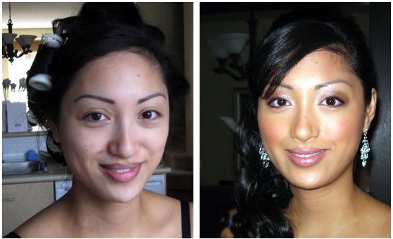 Professional bridal makeup artist Vancouver